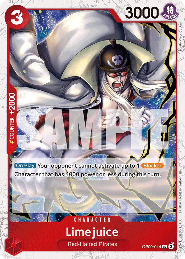 Limejuice (Pirate Foil) - Premium Booster -The Best- Vol. 2 - UC - OP09-014