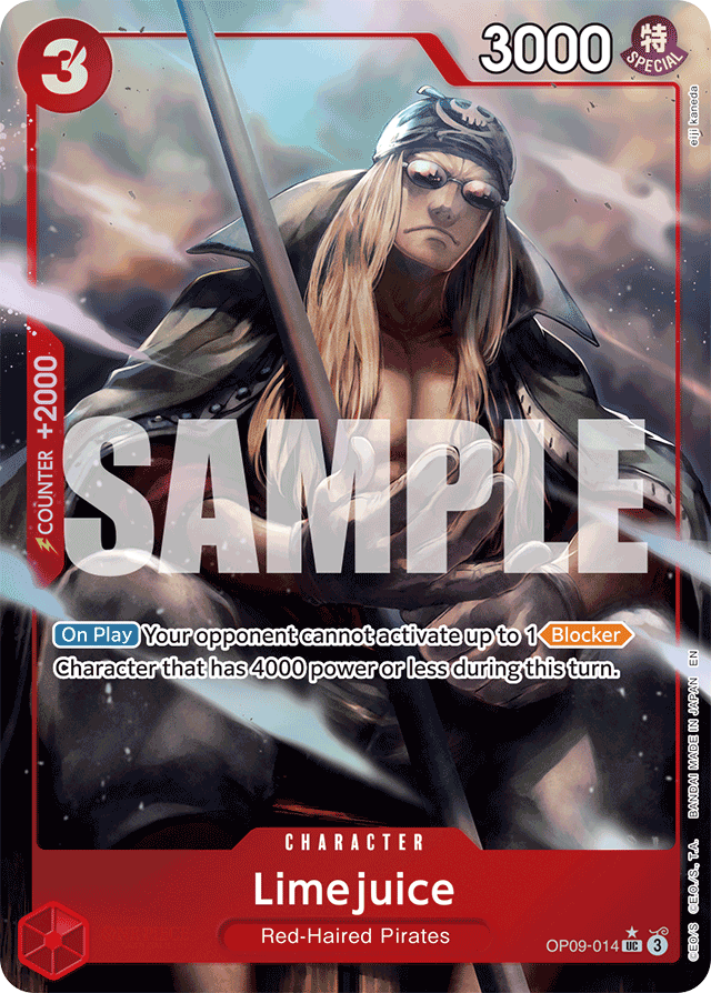 Limejuice (Alternate Art) - Premium Booster -The Best- Vol. 2 - UC - OP09-014
