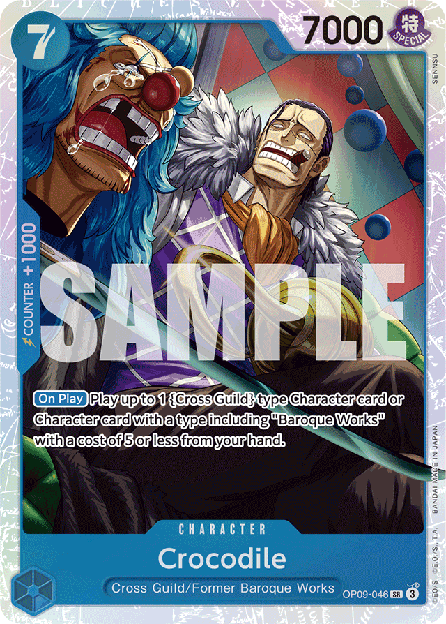 Crocodile (046) - Emperors in the New World - SR - OP09-046
