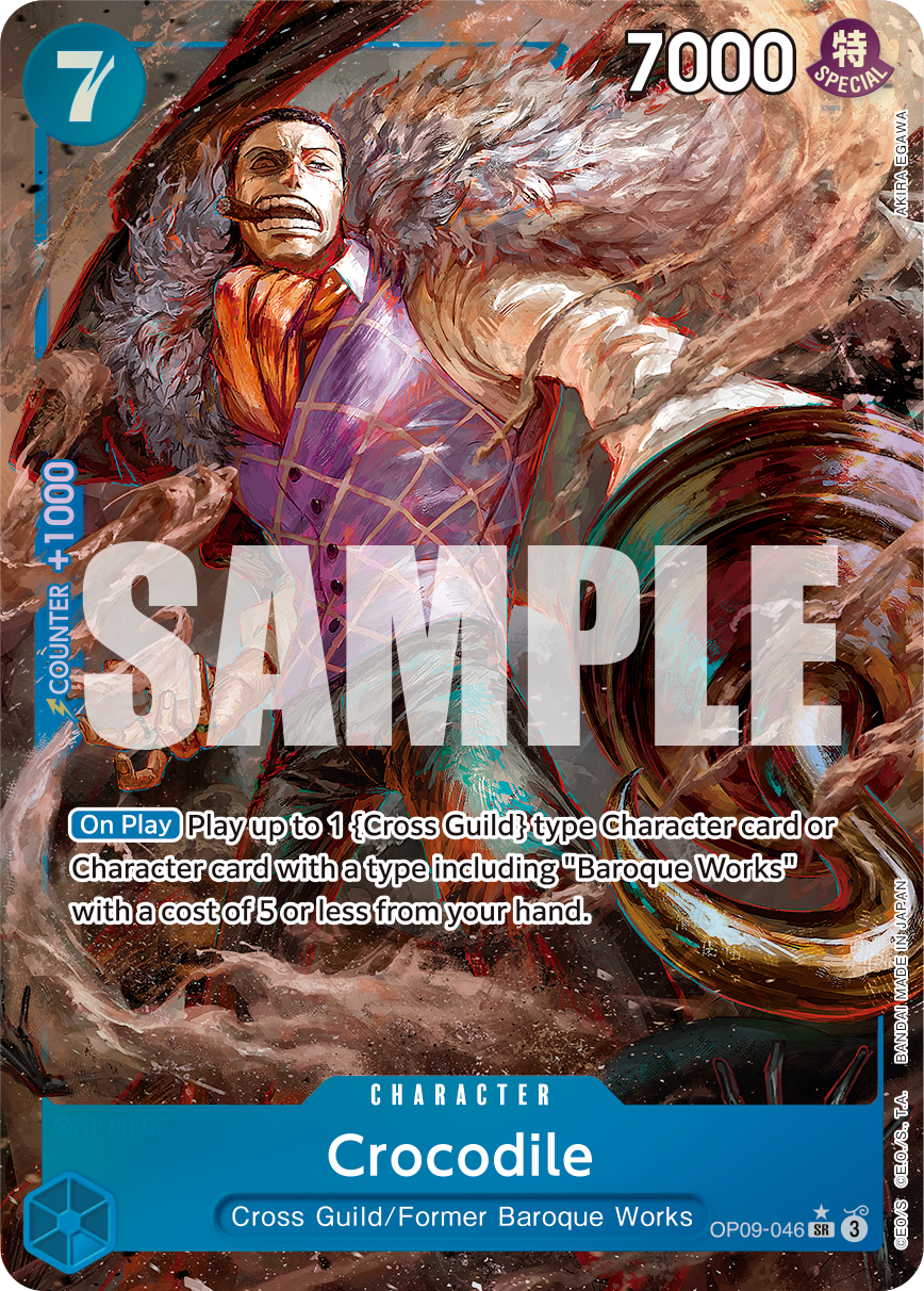 Crocodile (046) (Parallel) - Emperors in the New World - SR - OP09-046