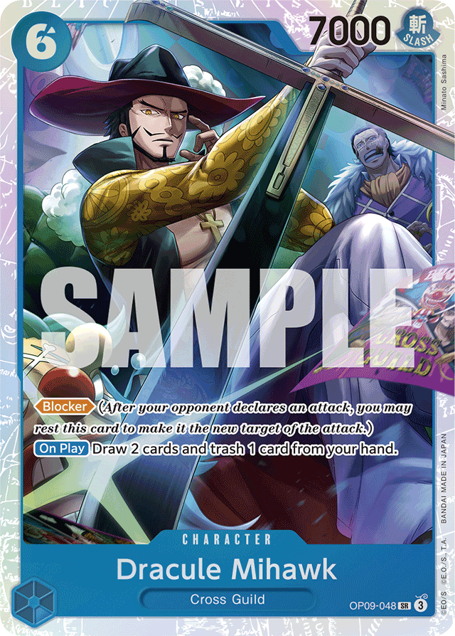 Dracule Mihawk - Emperors in the New World - SR - OP09-048