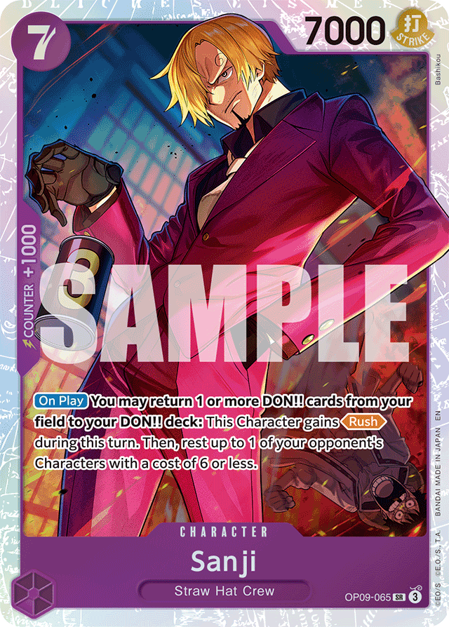Sanji - OP09-065 (Reprint) - Premium Booster -The Best- Vol. 2 - SR - OP09-065