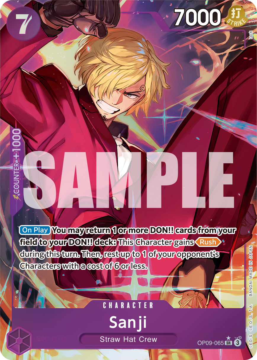 Sanji (065) (Parallel) - Emperors in the New World - SR - OP09-065