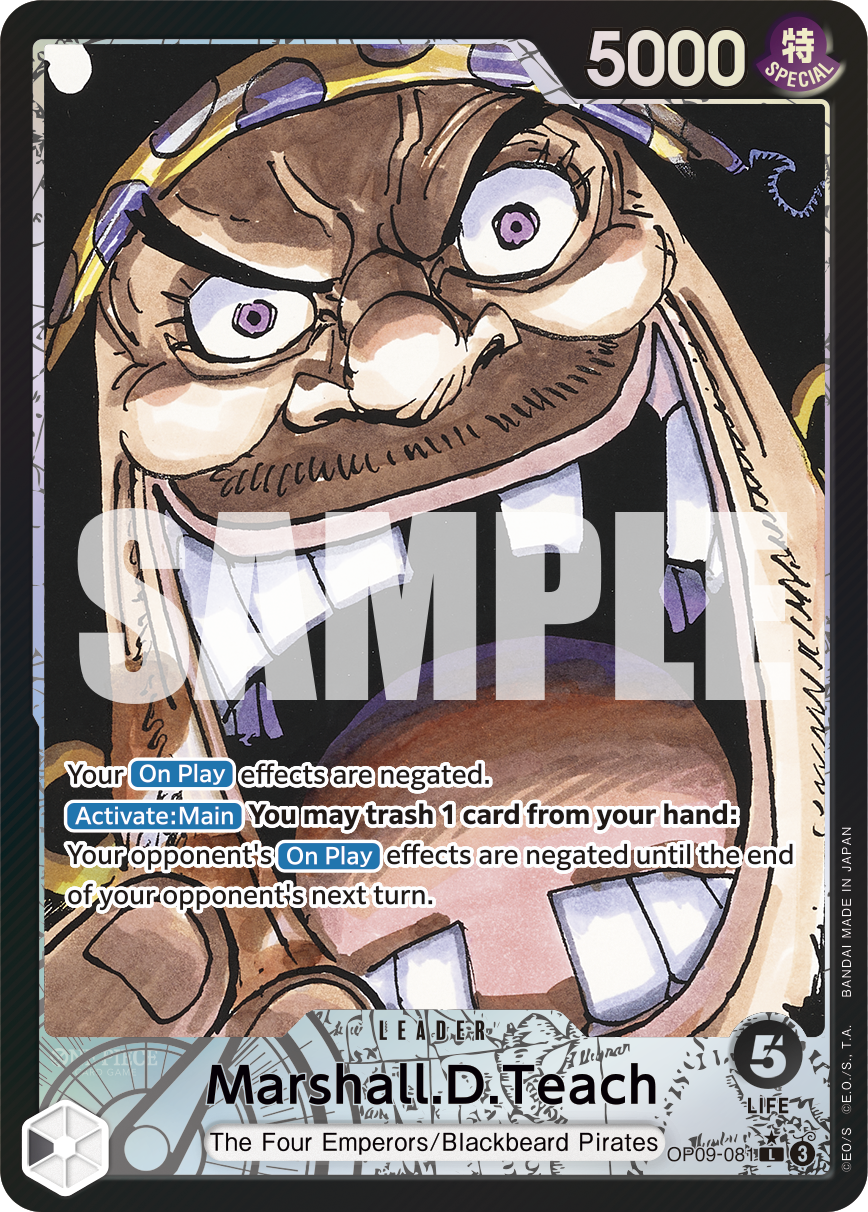 Marshall.D.Teach (081) (Parallel) - Emperors in the New World - L - OP09-081