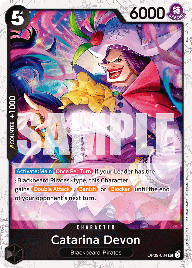 Catarina Devon (Pirate Foil) - Premium Booster -The Best- Vol. 2 - UC - OP09-084