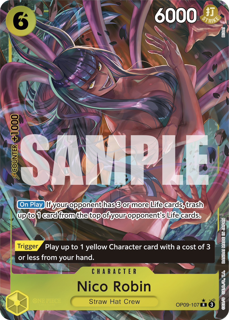 Nico Robin (107) (Parallel) - Emperors in the New World - R - OP09-107