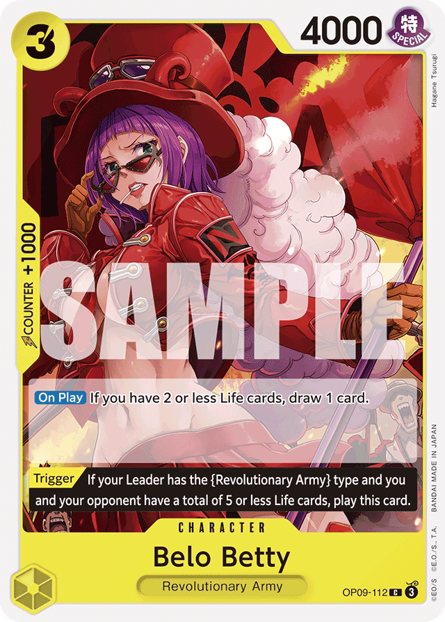 Belo Betty - Emperors in the New World - C - OP09-112