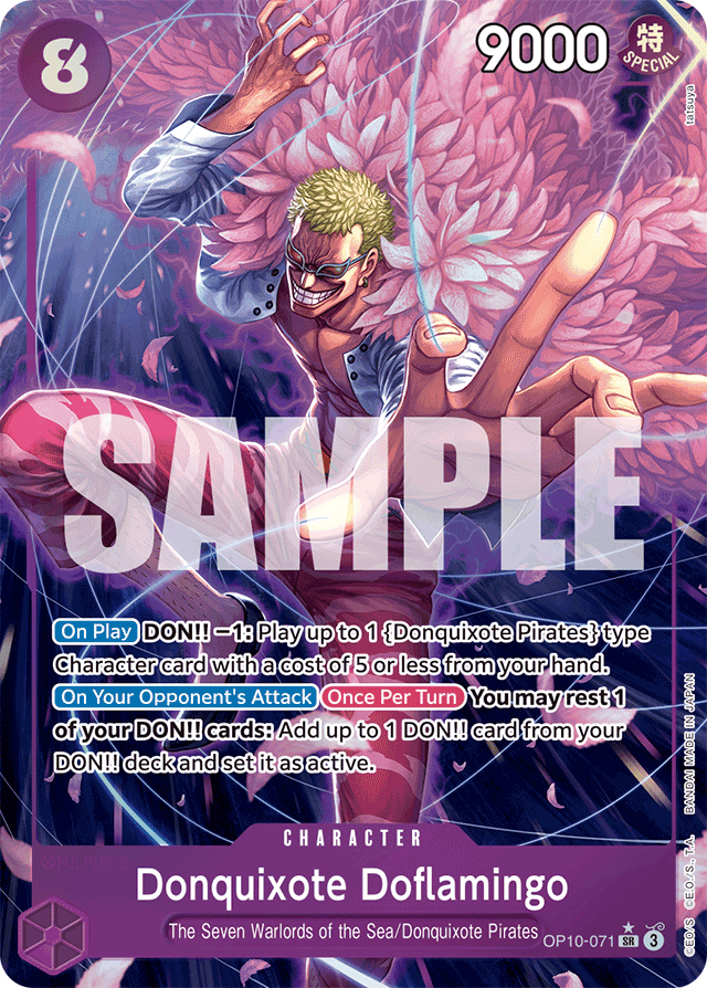 Donquixote Doflamingo (Parallel) - Royal Blood - SR - OP10-071