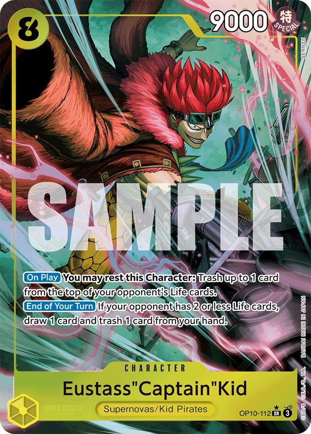 Eustass"Captain"Kid (112) (Parallel) - Royal Blood - SR - OP10-112