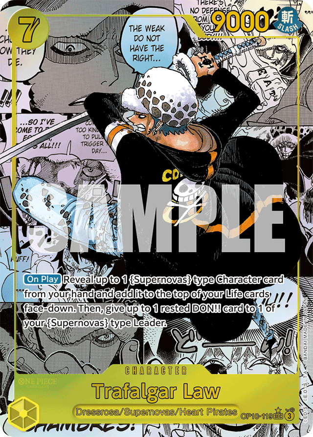 Trafalgar Law (119) (Manga) - Royal Blood - SEC - OP10-119