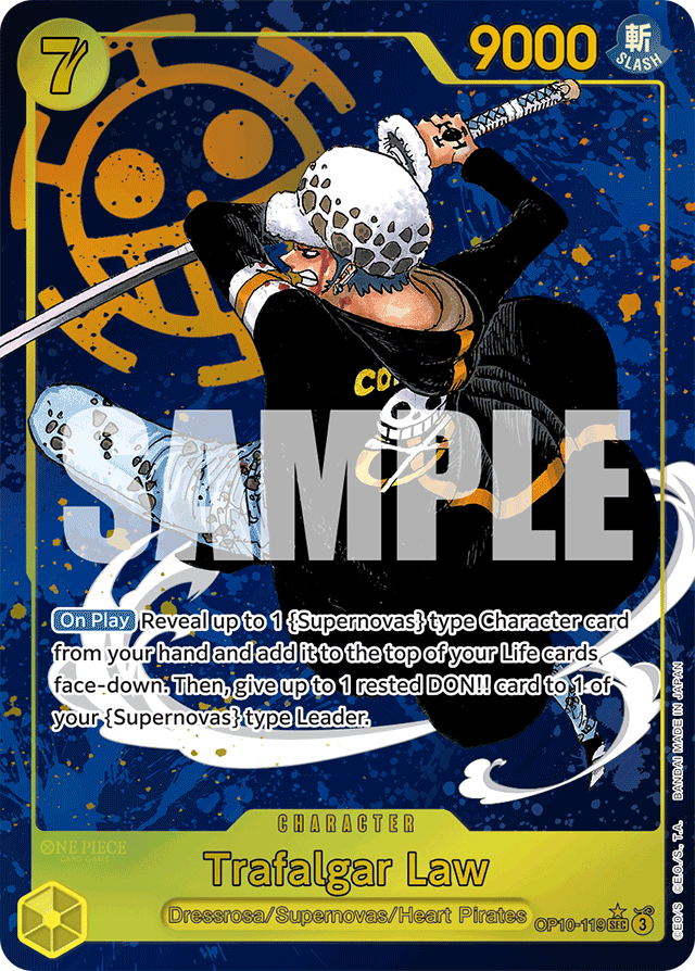 Trafalgar Law (119) (Parallel) - Royal Blood - SEC - OP10-119