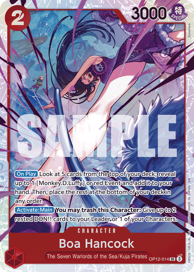 Boa Hancock - Legacy of the Master - SR - OP12-014
