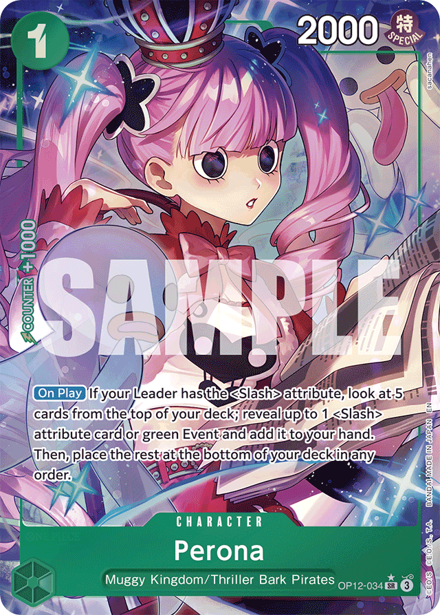 Perona (Alternate Art) - Legacy of the Master - SR - OP12-034