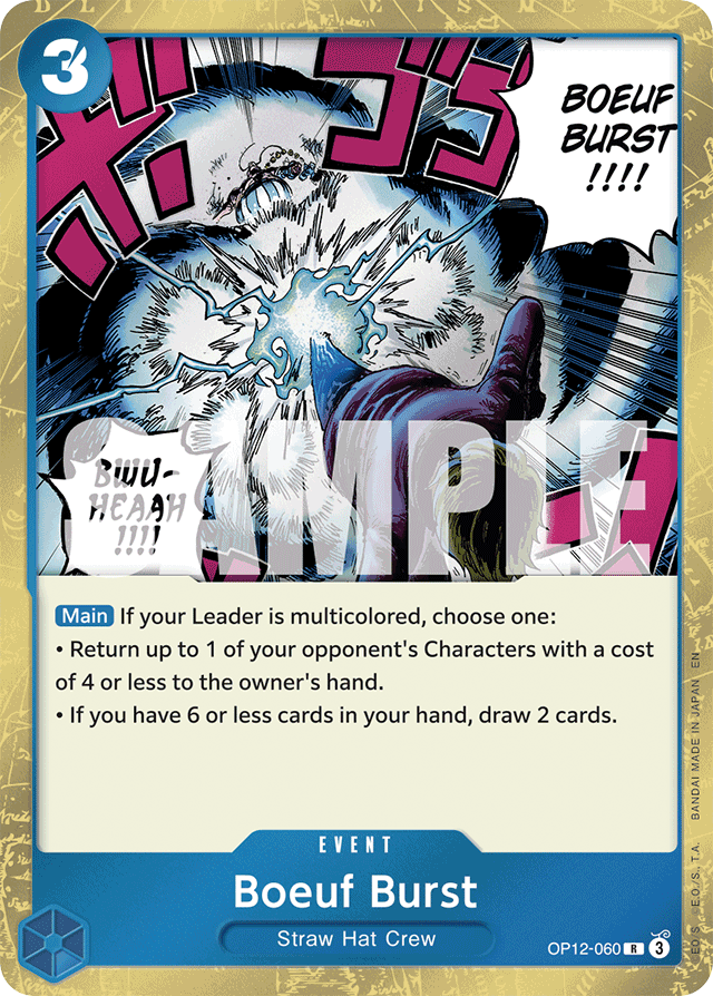 Boeuf Burst - Legacy of the Master - R - OP12-060