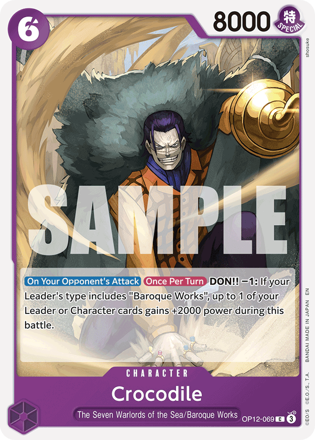 Crocodile - Legacy of the Master - C - OP12-069