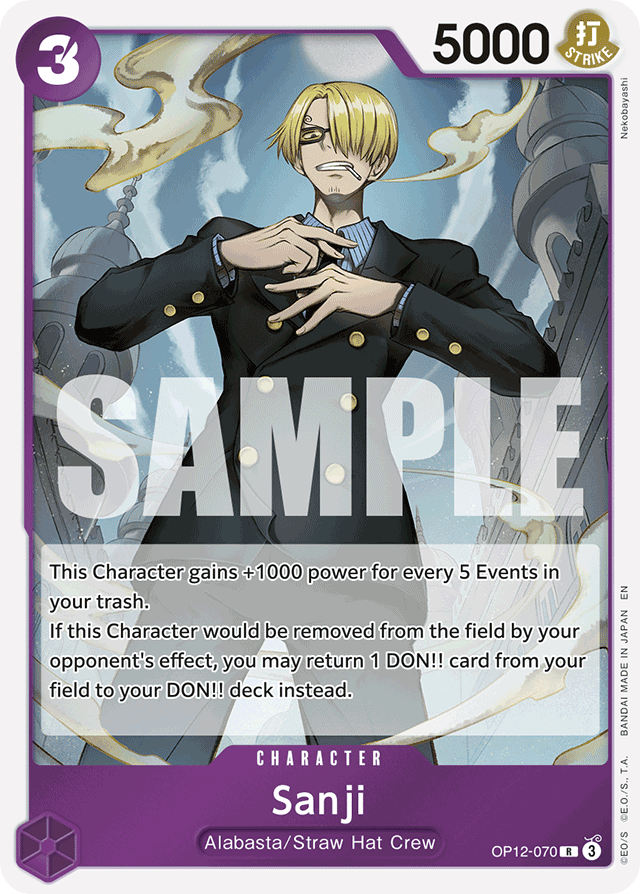 Sanji (070) - Legacy of the Master - R - OP12-070