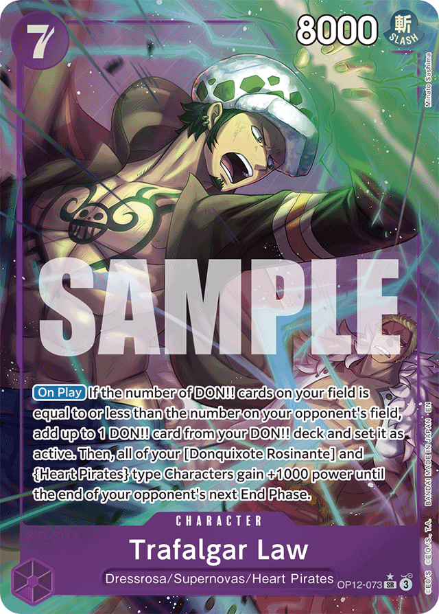 Trafalgar Law (073) (Alternate Art) - Legacy of the Master - SR - OP12-073