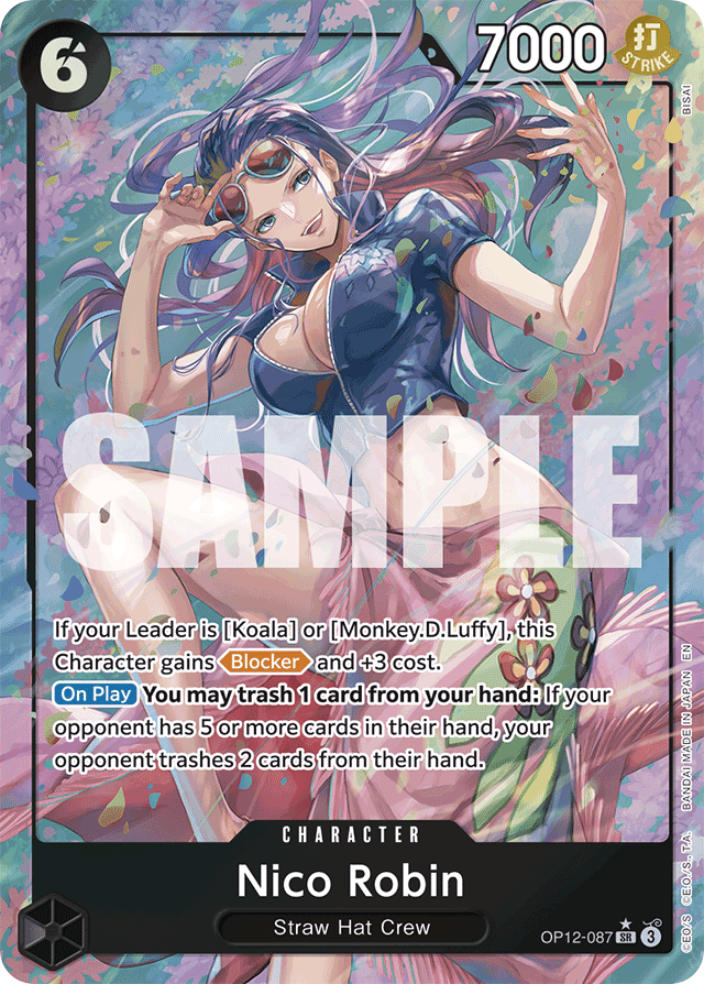 Nico Robin (Alternate Art) - Legacy of the Master - SR - OP12-087