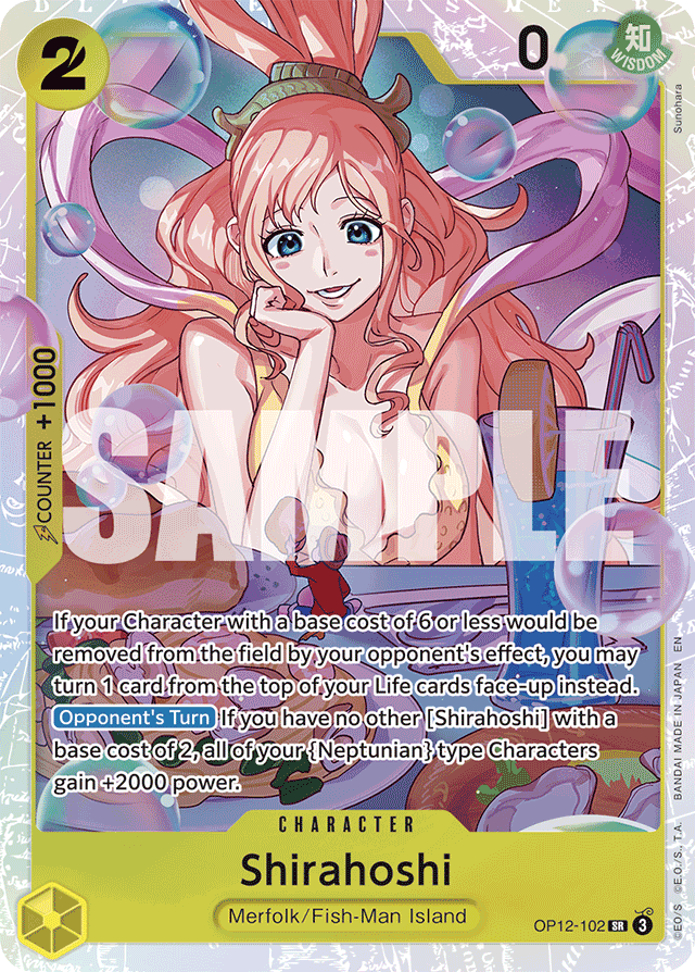 Shirahoshi - Legacy of the Master - SR - OP12-102