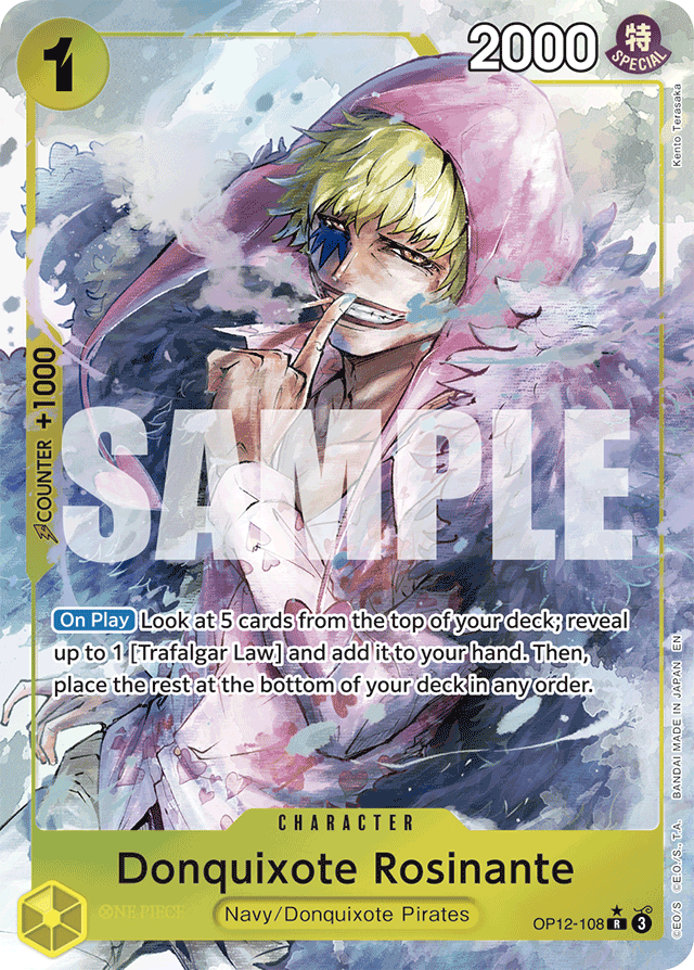 Donquixote Rosinante (108) (Alternate Art) - Legacy of the Master - R - OP12-108