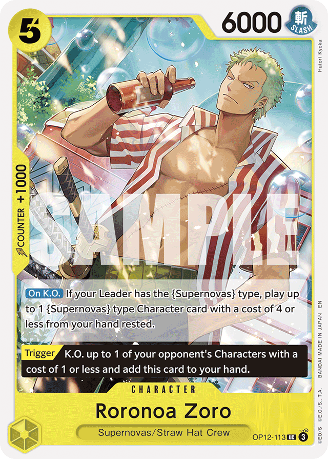 Roronoa Zoro (113) - Legacy of the Master - UC - OP12-113