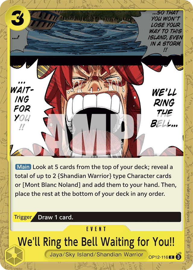 We'll Ring the Bell Waiting for You!! - Legacy of the Master - C - OP12-116