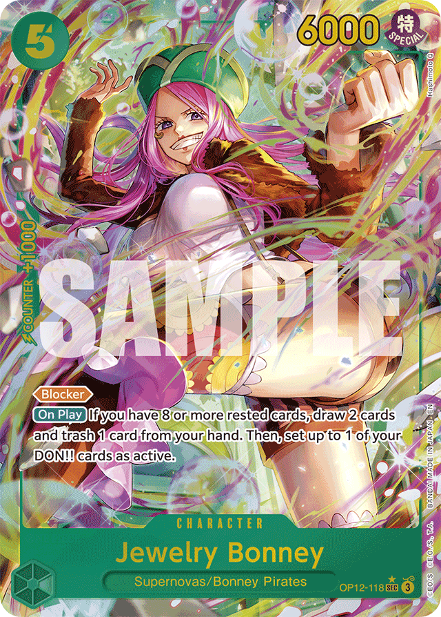 Jewelry Bonney (118) (Alternate Art) - Legacy of the Master - SEC - OP12-118