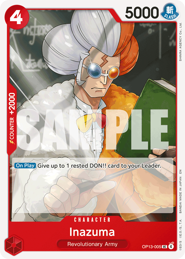 Inazuma - Carrying On His Will - UC - OP13-005