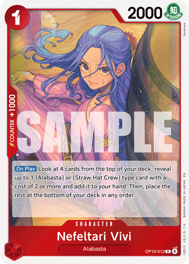 Nefeltari Vivi - Carrying On His Will - R - OP13-012