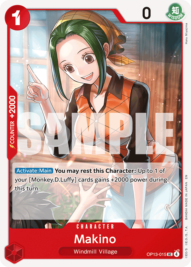 Makino - Carrying On His Will - UC - OP13-015