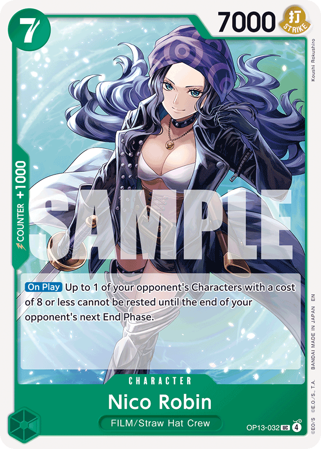 Nico Robin - Carrying On His Will - UC - OP13-032