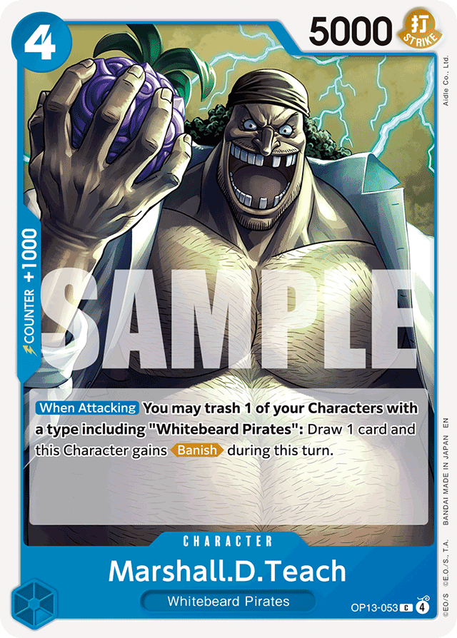 Marshall.D.Teach - Carrying On His Will - C - OP13-053