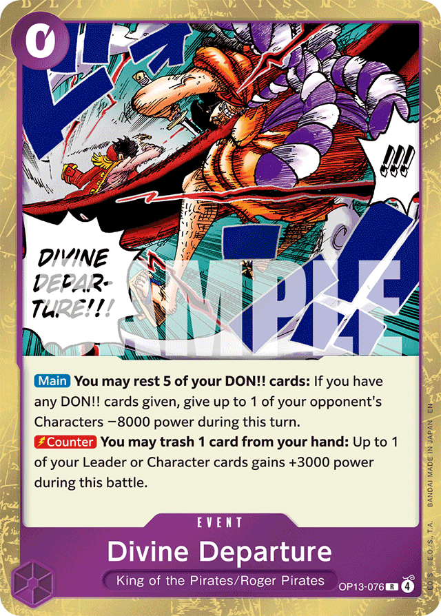 Divine Departure - Carrying On His Will - R - OP13-076