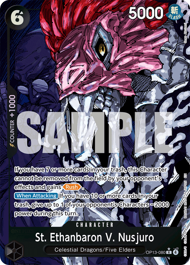 St. Ethanbaron V. Nusjuro (Alternate Art) - Carrying On His Will - R - OP13-080