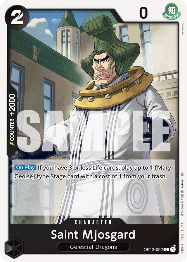 Saint Mjosgard - Carrying On His Will - C - OP13-092