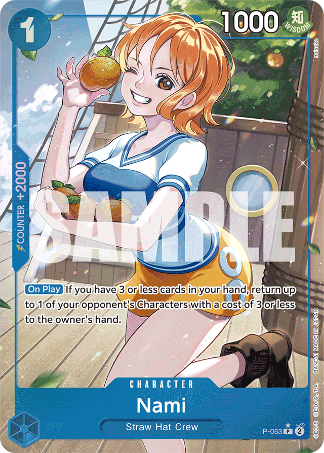 Nami (P-053) (Full Art) - Premium Booster -The Best- - PR - P-053