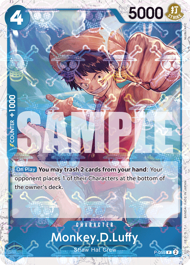 Monkey.D.Luffy (P-055) (Jolly Roger Foil) - Premium Booster -The Best- - PR - P-055