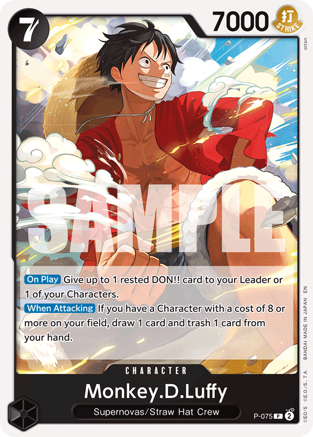 Monkey.D.Luffy - P-075 (Reprint) - Premium Booster -The Best- Vol. 2 - PR - P-075