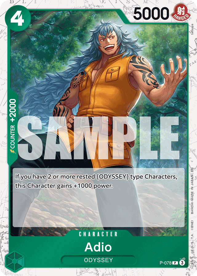 Adio (Pirate Foil) - Premium Booster -The Best- Vol. 2 - PR - P-078