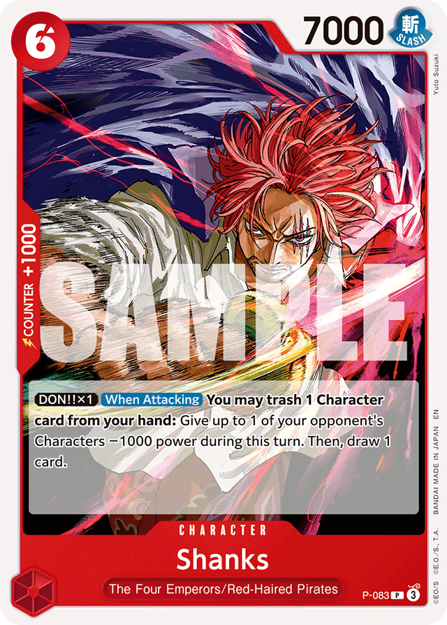 Shanks - P-083 (Reprint) - Premium Booster -The Best- Vol. 2 - PR - P-083