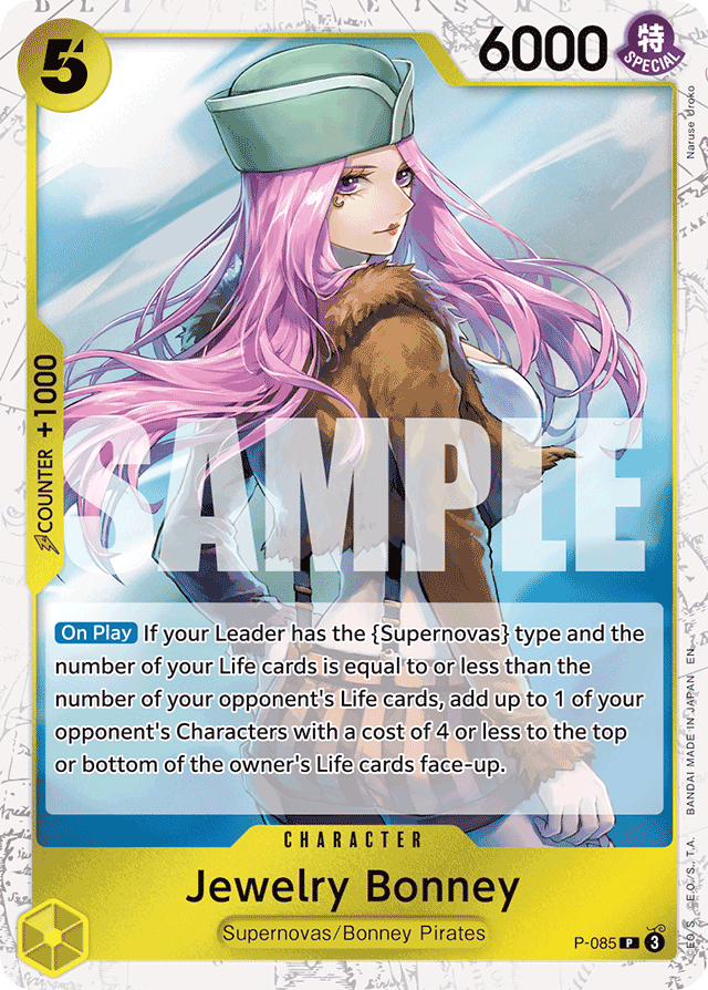 Jewelry Bonney - P-085 (Pirate Foil) - Premium Booster -The Best- Vol. 2 - PR - P-085