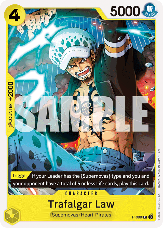 Trafalgar Law - P-088 (Reprint) - Premium Booster -The Best- Vol. 2 - PR - P-088
