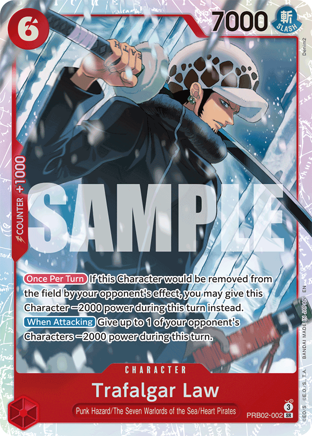 Trafalgar Law - PRB02-002 - Premium Booster -The Best- Vol. 2 - SR - PRB02-002
