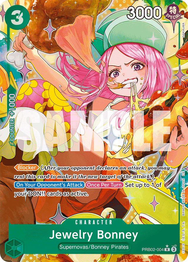 Jewelry Bonney - PRB02-004 (Alternate Art) - Premium Booster -The Best- Vol. 2 - R - PRB02-004
