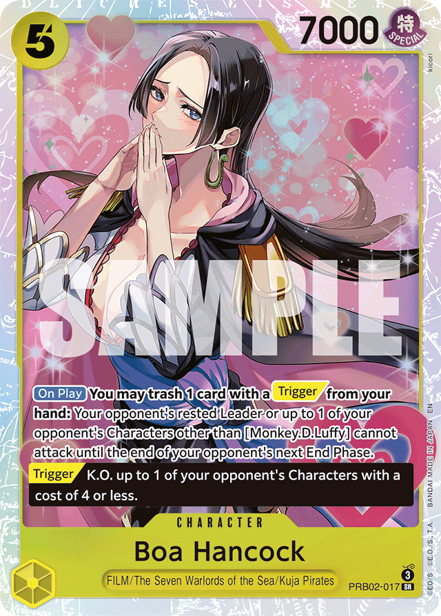 Boa Hancock - Premium Booster -The Best- Vol. 2 - SR - PRB02-017