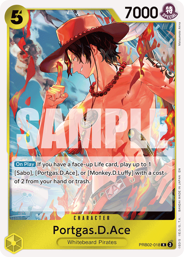 Portgas.D.Ace - PRB02-018 - Premium Booster -The Best- Vol. 2 - R - PRB02-018