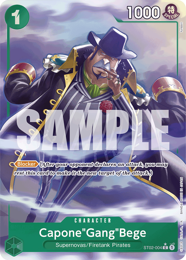 Capone"Gang"Bege (ST02-004) (Alternate Art) - Premium Booster -The Best- - C - ST02-004