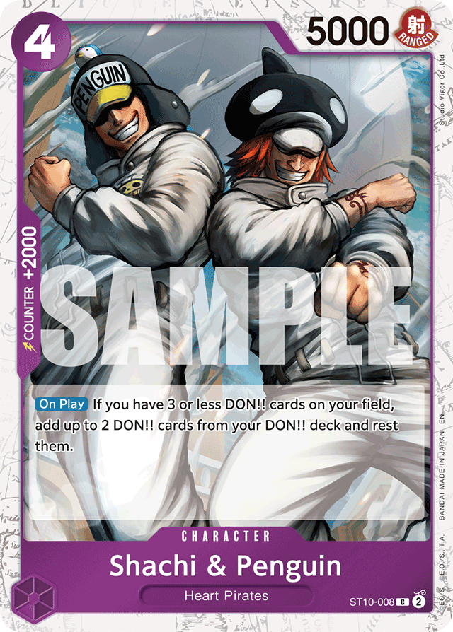Shachi & Penguin (Pirate Foil) - Premium Booster -The Best- Vol. 2 - C - ST10-008