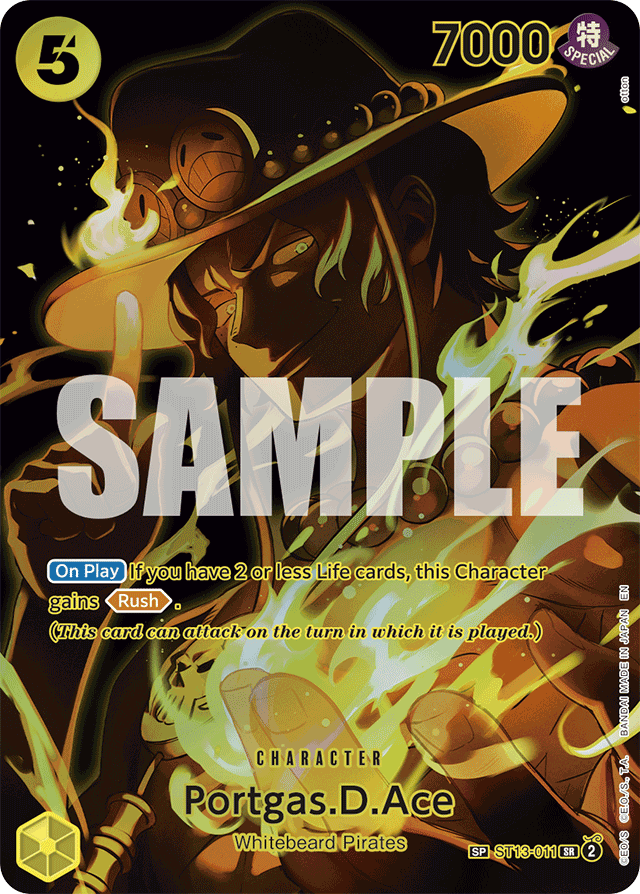 Portgas.D.Ace (SP) - Legacy of the Master - SR - ST13-011