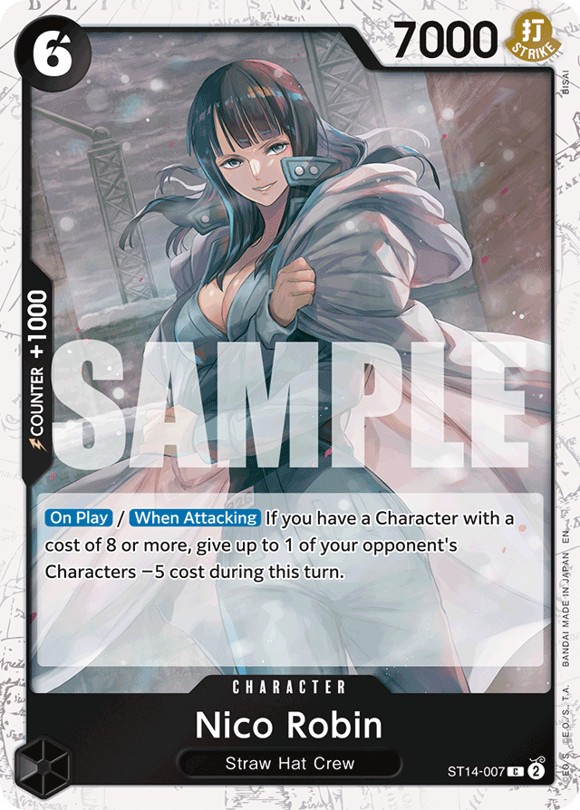 Nico Robin - ST14-007 (Pirate Foil) - Premium Booster -The Best- Vol. 2 - C - ST14-007